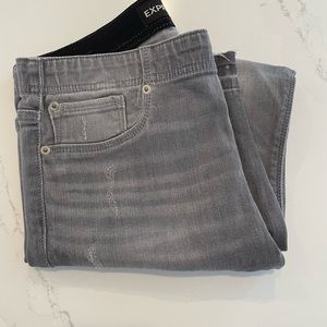 Express Cropped Jean Leggings Size 6